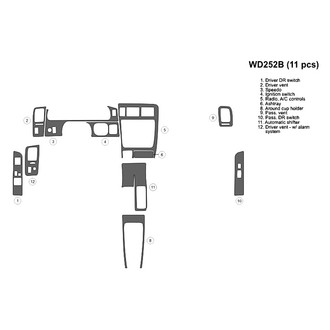B&I® - 2D Blackwood Full Dash Kit (11 Pcs)