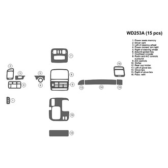 B&I® - 2D Factory Match Small Dash Kit (15 Pcs)