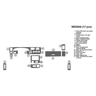 B&I® - 2D Blackwood Full Dash Kit (17 Pcs)