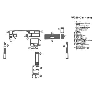 B&I® - 2D Blackwood Full Dash Kit (18 Pcs)