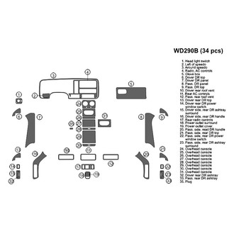 B&I® - 2D Factory Match Full Dash Kit (34 Pcs)