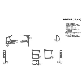 B&I® - 2D Blackwood Large Dash Kit (10 Pcs)