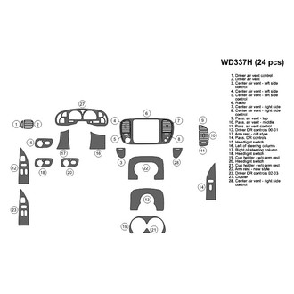 B&I® - 2D Blackwood Full Dash Kit (24 Pcs)