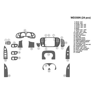 B&I® - 2D Blackwood Full Dash Kit (24 Pcs)