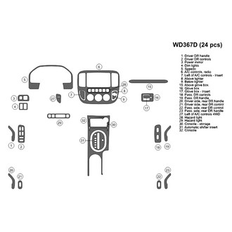 B&I® - 2D Blackwood Large Dash Kit (24 Pcs)