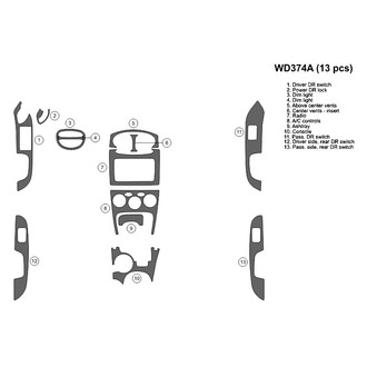 B&I® - 2D Blackwood Full Dash Kit (13 Pcs)