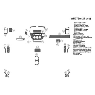 B&I® - 2D Blackwood Large Dash Kit (24 Pcs)