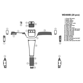 B&I® - 2D Blackwood Full Dash Kit (20 Pcs)