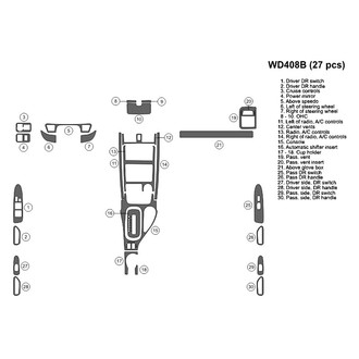 B&I® - 2D Blackwood Large Dash Kit (27 Pcs)