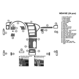 B&I® - 2D Blackwood Medium Dash Kit (24 Pcs)