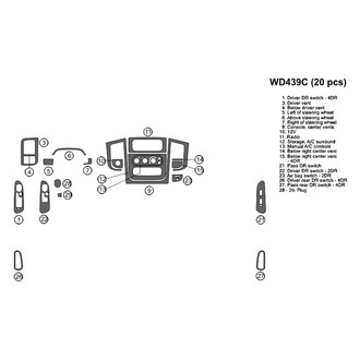 B&I® - 2D Blackwood Small Dash Kit (20 Pcs)