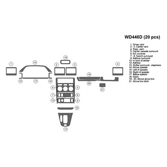 B&I® - 2D Blackwood Large Dash Kit (20 Pcs)