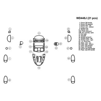 B&I® - 2D Blackwood Small Dash Kit (21 Pcs)