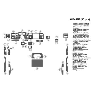 B&I® - 2D Blackwood Large Dash Kit (35 Pcs)