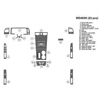 B&I® - 2D Factory Match Small Dash Kit (22 Pcs)