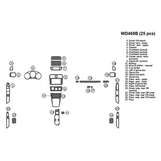 B&I® - 2D Blackwood Full Dash Kit (25 Pcs)
