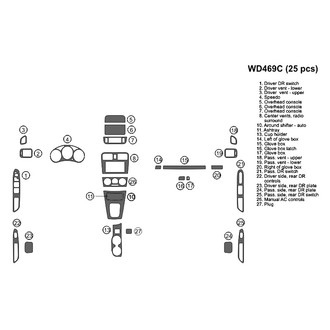 B&I® - 2D Blackwood Full Dash Kit (25 Pcs)