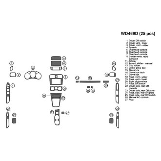 B&I® - 2D Blackwood Full Dash Kit (25 Pcs)