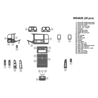 B&I® - 2D Factory Match Large Dash Kit (28 Pcs)