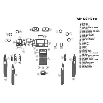 B&I® - 2D Factory Match Extra Large Dash Kit (40 Pcs)