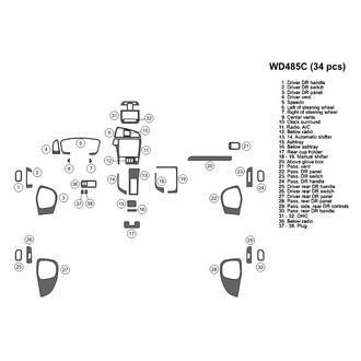 B&I® - 2D Blackwood Large Dash Kit (34 Pcs)
