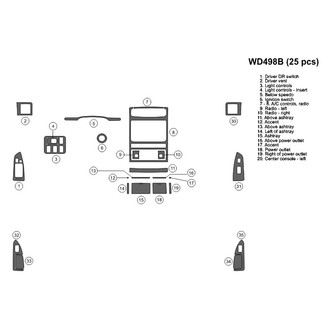 B&I® - 2D Golden Birdseye Factory Match Small Dash Kit (25 Pcs)