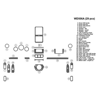 B&I® - 2D Blackwood Large Dash Kit (29 Pcs)