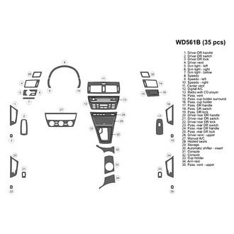 B&I® - 2D Blackwood Full Dash Kit (33 Pcs)