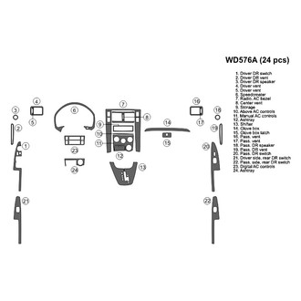 B&I® - 2D Blackwood Full Dash Kit (24 Pcs)