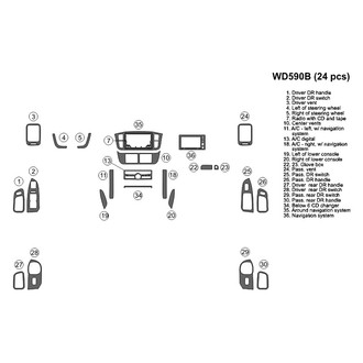 B&I® - 2D Blackwood Full Dash Kit (24 Pcs)