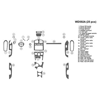 B&I® - 2D Blackwood Full Dash Kit (25 Pcs)