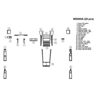 B&I® - 2D Blackwood Full Dash Kit (20 Pcs)