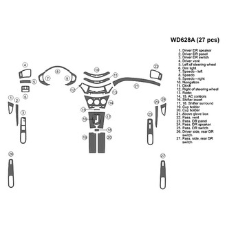 B&I® - 2D Blackwood Full Dash Kit (27 Pcs)