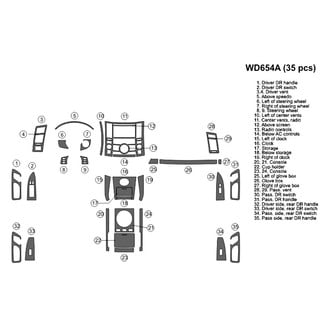B&I® - 2D Blackwood Full Dash Kit (35 Pcs)