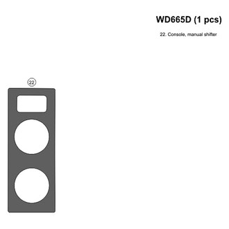 B&I® - 2D Blackwood Upgrade Trim (1 Pc)