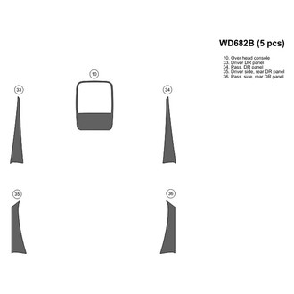 B&I® - 2D Blackwood Upgrade Kit (5 Pcs)