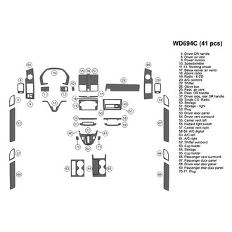 B&I® - 2D Blackwood Large Dash Kit (41 Pcs)