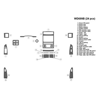 B&I® - 2D Birdseye Factory Match Small Dash Kit (24 Pcs)