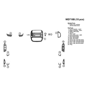 B&I® - Combo Blackwood Small Dash Kit (15 Pcs)