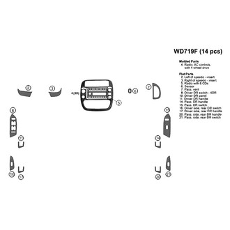 B&I® - Combo Blackwood Small Dash Kit (14 Pcs)