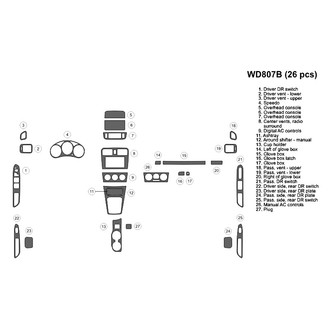 B&I® - 2D Blackwood Full Dash Kit (26 Pcs)