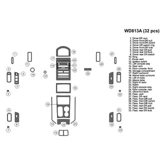 B&I® - 2D Blackwood Full Dash Kit (32 Pcs)