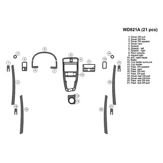 B&I® - 2D Blackwood Full Dash Kit (21 Pcs)