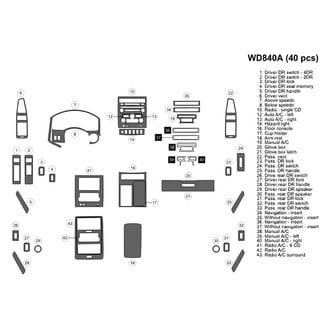 B&I® - 2D Blackwood Full Dash Kit (40 Pcs)