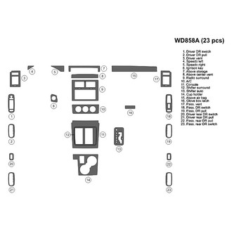 B&I® - 2D Blackwood Full Dash Kit (23 Pcs)