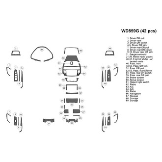 B&I® - 2D Blackwood Full Dash Kit (42 Pcs)