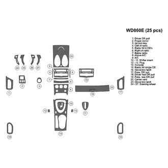 B&I® - 2D Blackwood Large Dash Kit (25 Pcs)