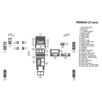 B&I® - 2D Blackwood Full Dash Kit (31 Pcs)