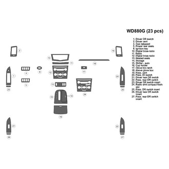 B&I® - 2D Blackwood Small Dash Kit (23 Pcs)