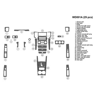 B&I® - 2D Blackwood Full Dash Kit (29 Pcs)